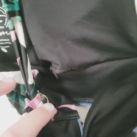 Hollister Swim Tropical Printed Bikini Top Size Large - Picture 6 of 7